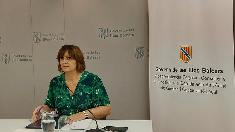 La vicepresidenta segunda del Govern y consellera de Presidencia Ant&ograve;nia Maria Estarellas / Europa Press