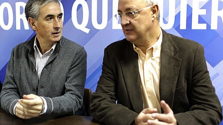 Ram&oacute;n J&aacute;uregui y Jes&uacute;s Caldera.