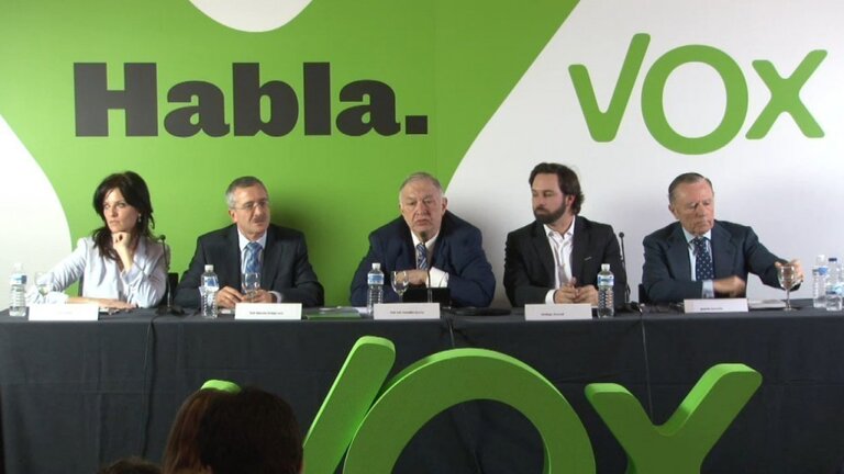 Acto de presentaci&oacute;n de Vox.