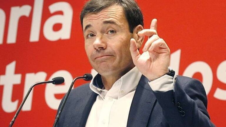 Tom&aacute;s G&oacute;mez en un acto del PSM.