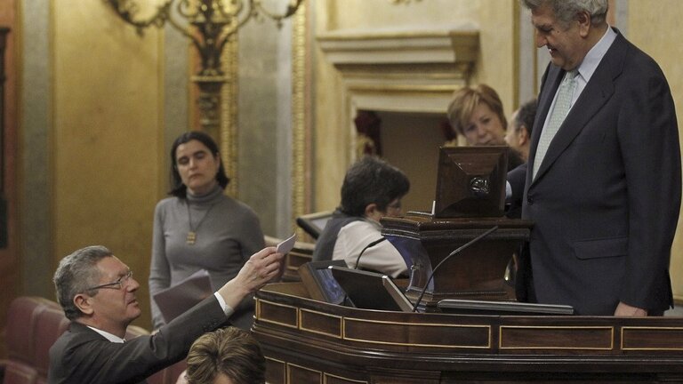 Votaci&oacute;n secreta en el Congreso sobre el aborto.