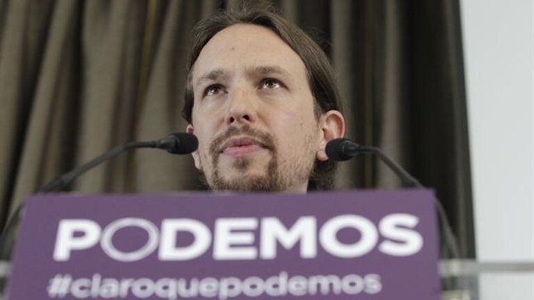 Pablo Iglesias, l&iacute;der de Podemos.