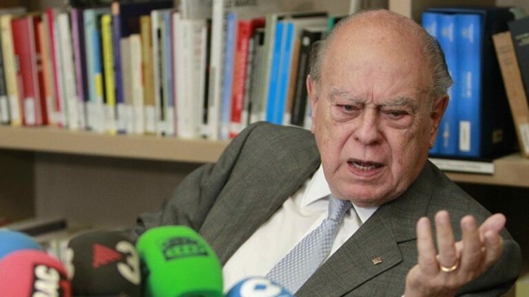 Jordi Pujol en una comparencia p&uacute;blica.