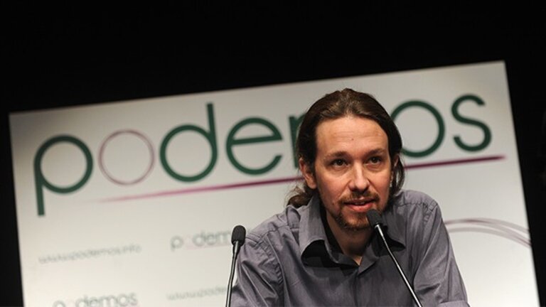 Pablo Iglesias, l&iacute;der de Podemos.