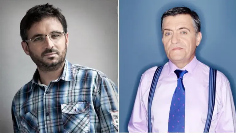 Jordi Évole y Wyoming.