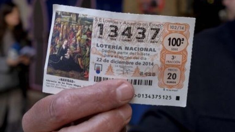 D&eacute;cimo de la Loter&iacute;a de Navidad.