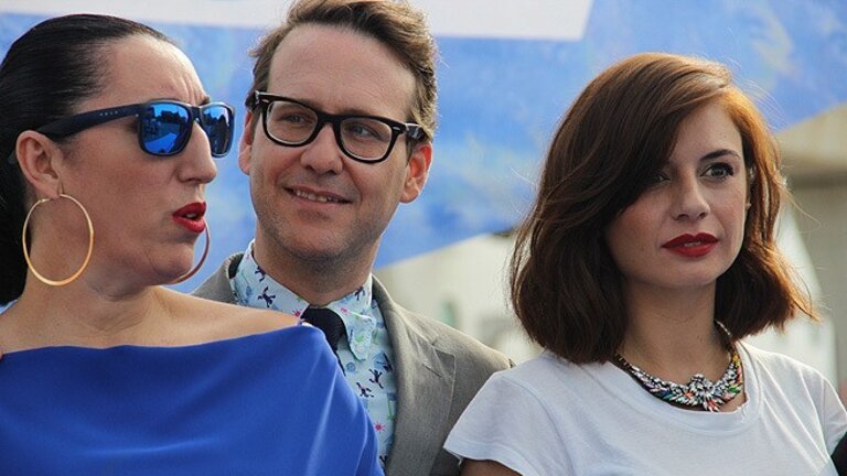Los actores de 'Anclados'.