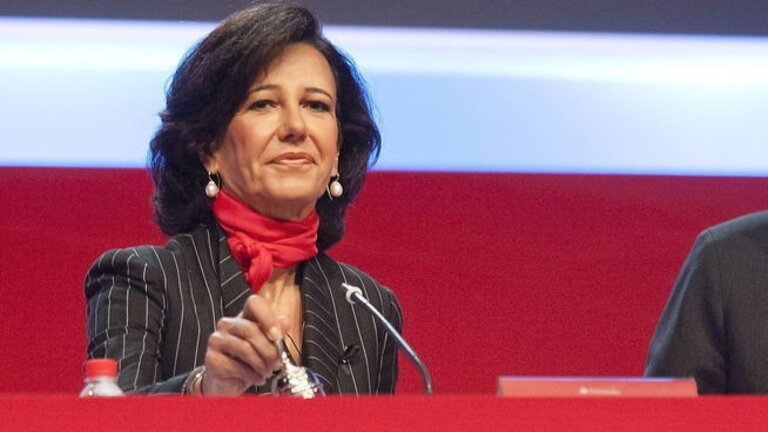 Ana Bot&iacute;n, presidenta del Banco Santander.