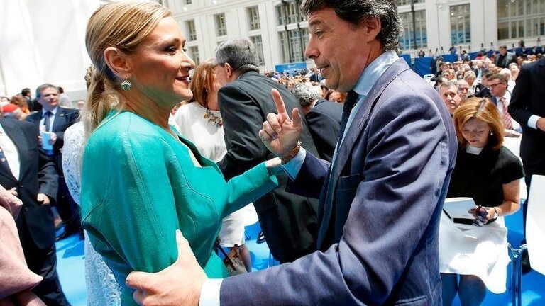 Cristina Cifuentes e Ignacio Gonz&aacute;lez.