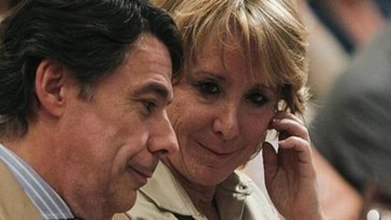 Esperanza Aguirre e Ignacio Gonz&aacute;lez.