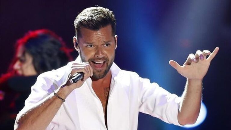 El cantante Ricky Martin.