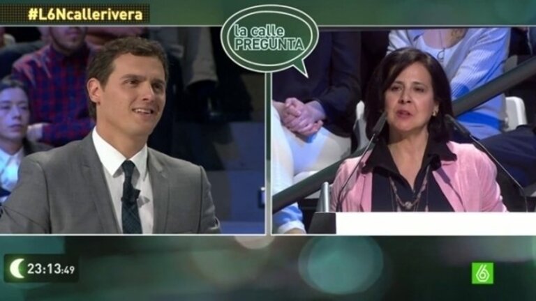 Albert Rivera en La Sexta Noche.