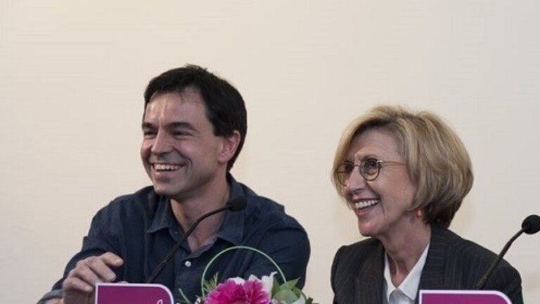 Andr&eacute;s Herzog y Rosa D&iacute;ez.