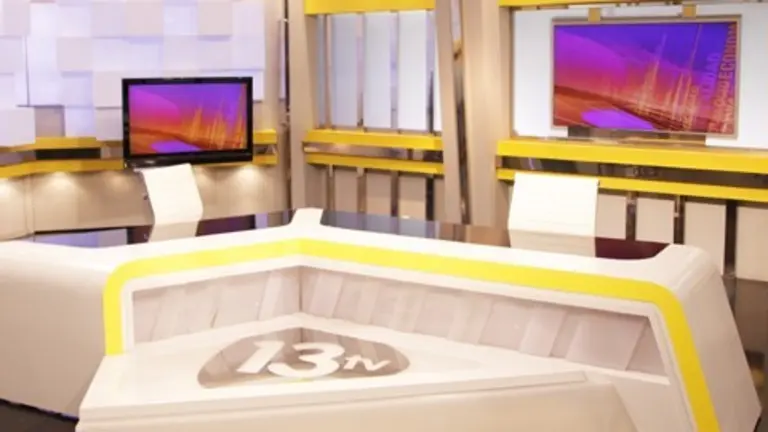Plató de 13TV.