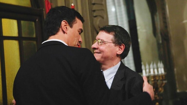 Pedro S&aacute;nchez y Jordi Sevilla.