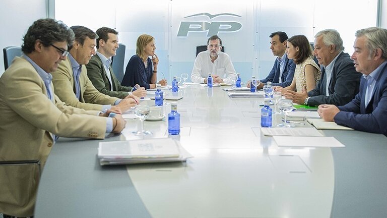 Comit&eacute; de direcci&oacute;n del PP.