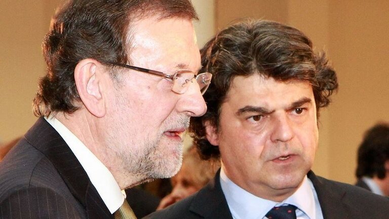 Mariano Rajoy y Jorge Moragas.