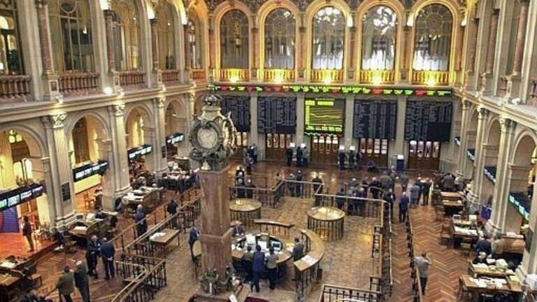 Bolsa de Madrid.