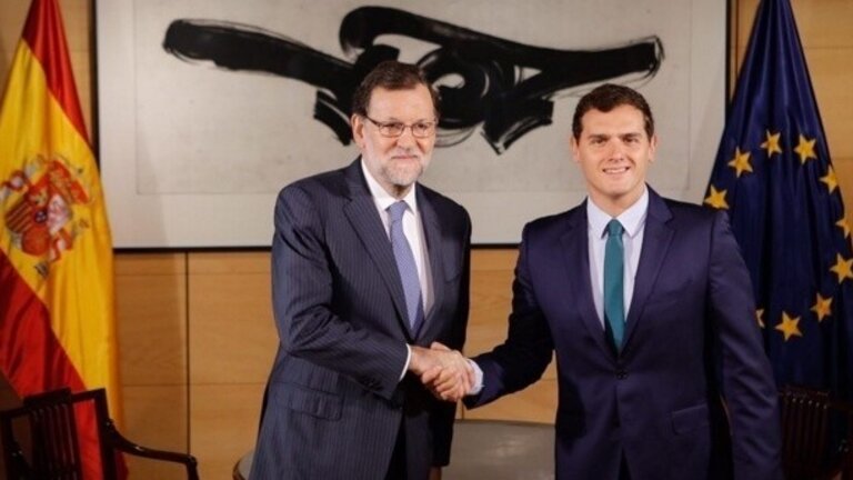 Mariano Rajoy y Albert Rivera.