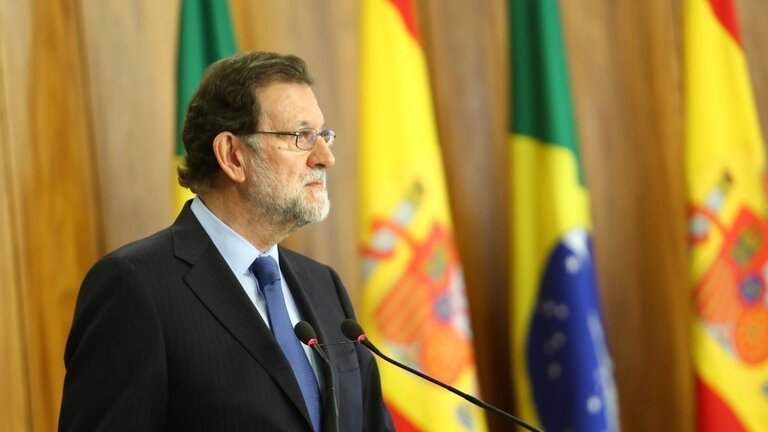 Mariano Rajoy en Brasil.
