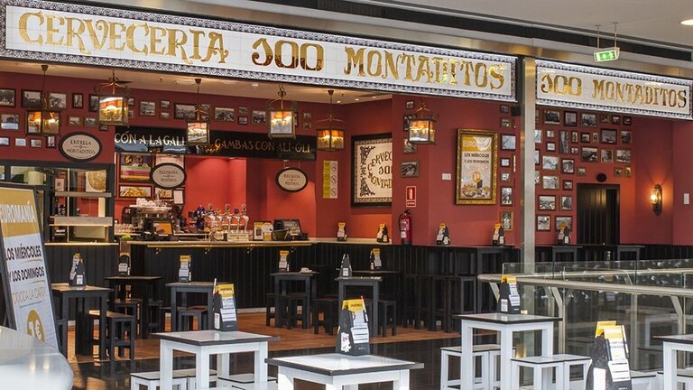 Establecimiento de 100 Montaditos.