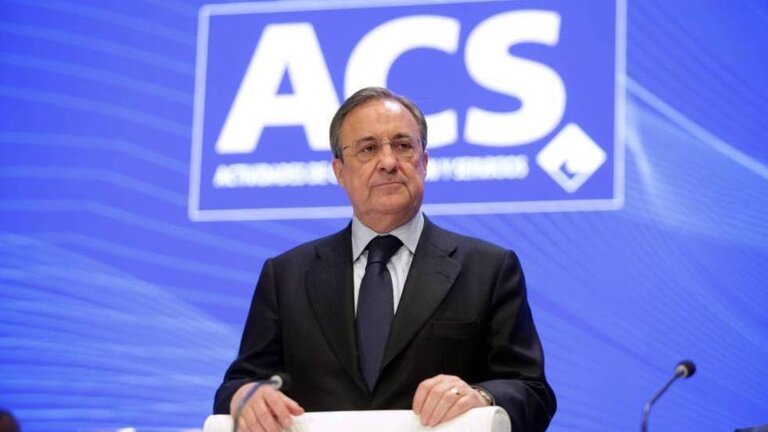 Florentino P&eacute;rez en ACS. 