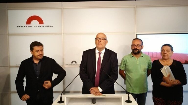 Presentaci&oacute;n de la Ley de Transitoriedad de Catalu&ntilde;a