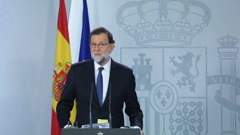 Mariano Rajoy explica las medidas del art&iacute;culo 155.