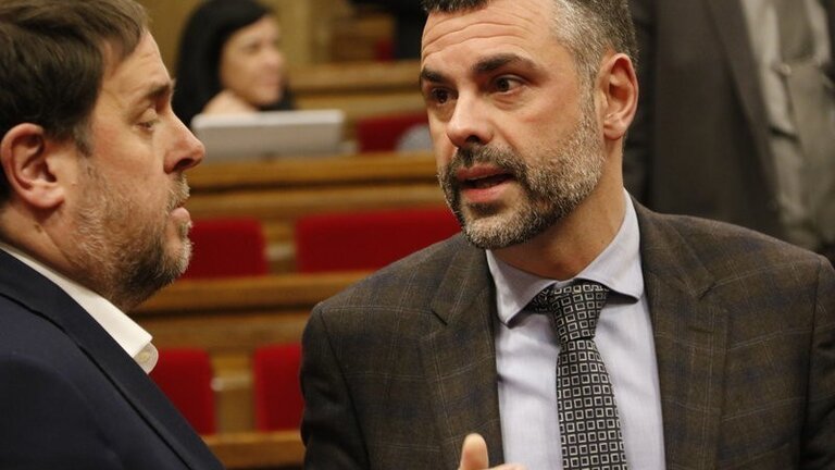 Oriol Junqueras y Santi Vila.
