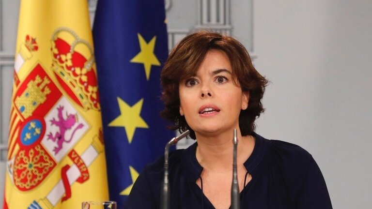 Soraya S&aacute;enz de Santamar&iacute;a.