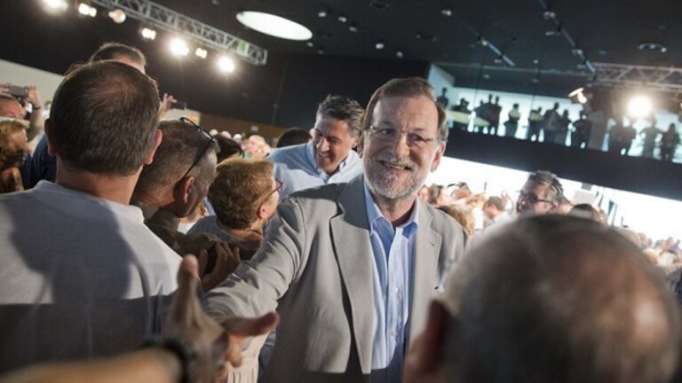 Mariano Rajoy y Xavier Garc&iacute;a Albiol.
