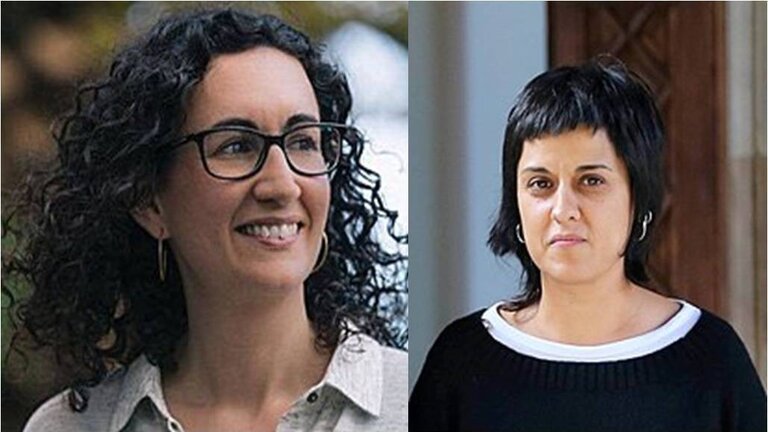 Marta Rovira y Anna Gabriel.