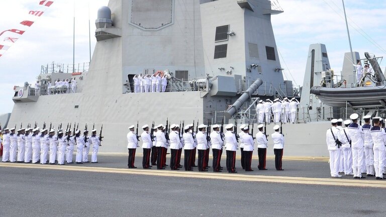 Fragata Crist&oacute;bal Col&oacute;n de la Armada (Foto: Armada Espa&ntilde;ola).