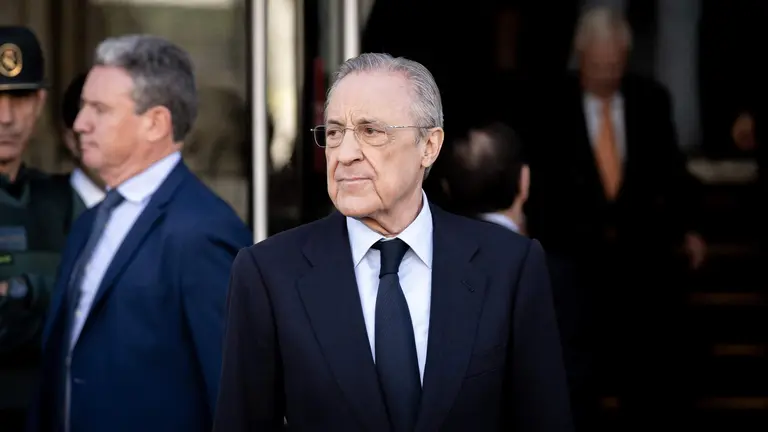 Archivo - El presidente del Real Madrid, Florentino Pérez.