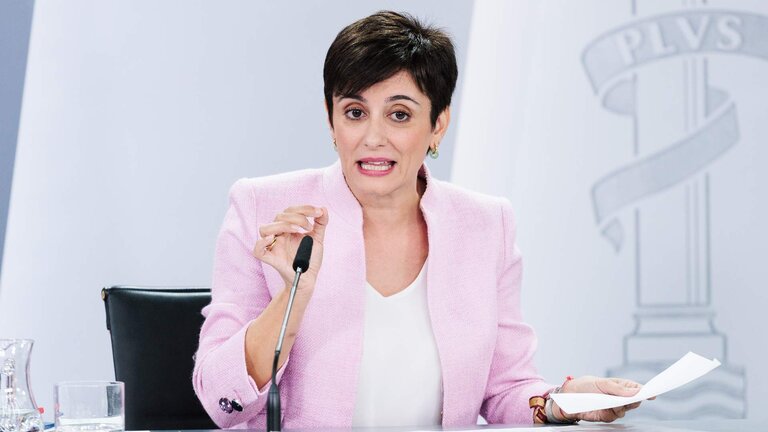 La ministra de Vivienda y Agenda Urbana, Isabel Rodr&iacute;guez, durante una rueda de prensa posterior al Consejo de Ministros de este martes.