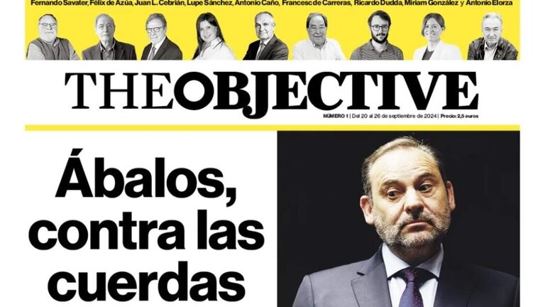 Primera edici&oacute;n del papel de 'The Objective'.