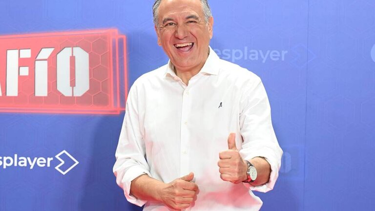Roberto Brasero posa durante la presentaci&oacute;n de la nueva edici&oacute;n de 'El Desaf&iacute;o', a 08 de enero de 2025, en Madrid.