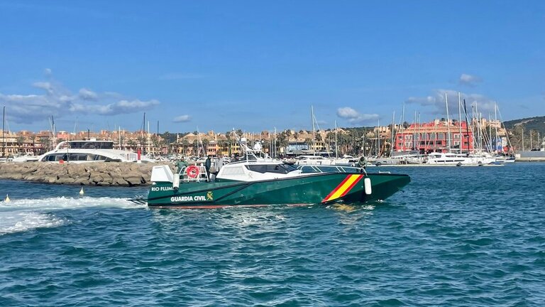 Imagen de una patrullera de la Guardia Civil