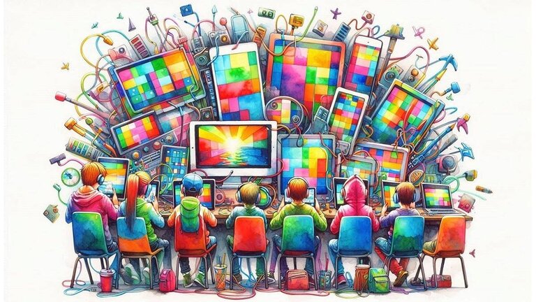 &ldquo;El autor ofrece datos, algunos escalofriantes, sobre la adicci&oacute;n de ni&ntilde;os y adolescentes a las pantallas: TikTok, Instagram, WhatsApp, You Tube&rdquo;.