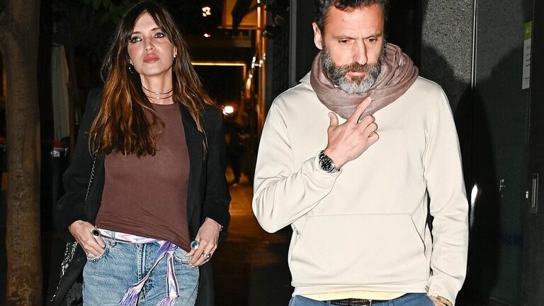 Sara Carbonero disfruta de la noche madrile&ntilde;a junto a su novio, Jos&eacute; Luis Cabreraa 28 de Marzo de 2025 en Madrid (Espa&ntilde;a).