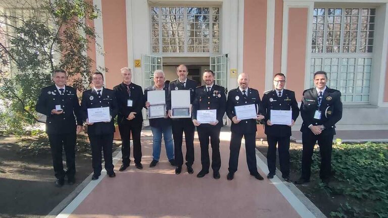 Polic&iacute;as galardonados de Baleares.