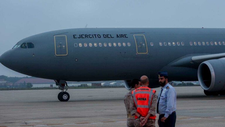 Un Airbus A330 del Ej&eacute;rcito del Aire (Firma: Ricardo Rubio / Europa Press).