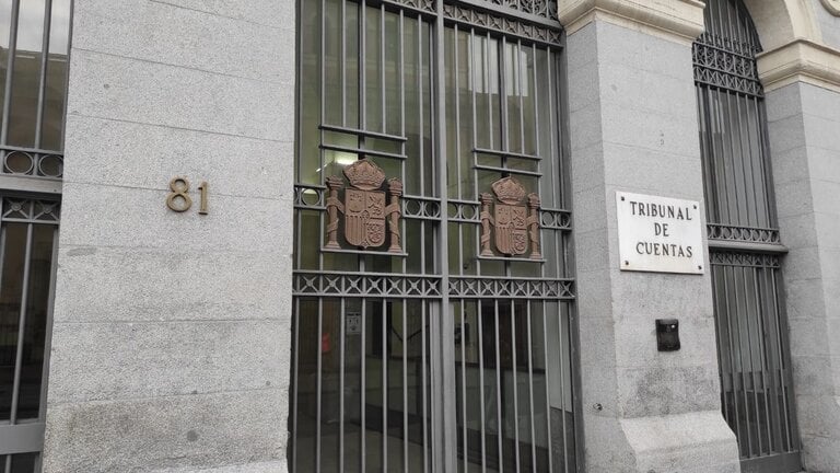 Sede del Tribunal de Cuentas en la calle Fuencarral de Madrid. (Foto: EP)