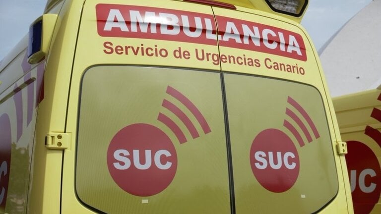 Ambulancia del Servicio de Urgencias Canario. (Foto: 112 Canarias / Europa Press)