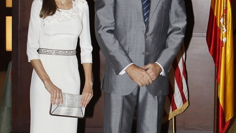 Los reyes, en un viaje oficial a Estados Unidos.