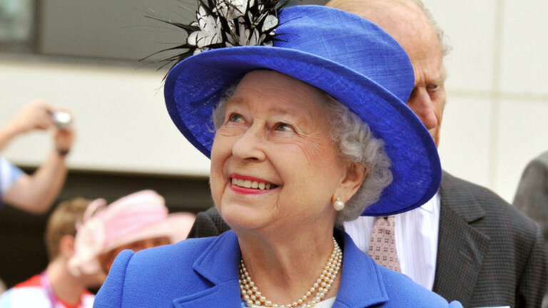 La reina Isabel II.