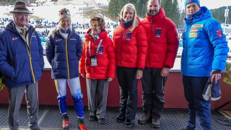 El fr&iacute;o del Rey Harald retrasa el inicio del campeonato de esqu&iacute;. Foto: The Royal House of Norway