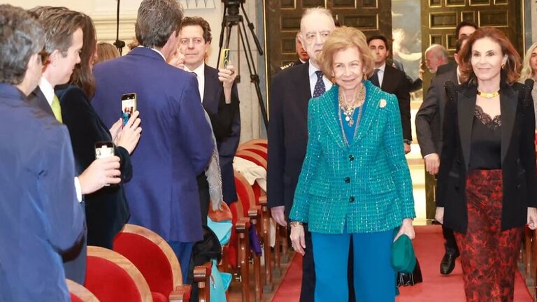 La reina Sof&iacute;a ha presidido la X edici&oacute;n de los &ldquo;Premios Internacionales de Mecenazgo&rdquo; de la Fundaci&oacute;n Callia y la Real Academia de Bellas Artes de San Fernando. Foto: Casa Real.