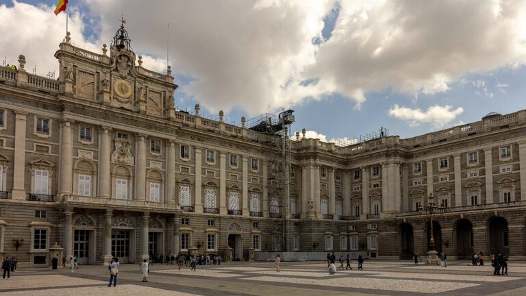 Fachada del Palacio Real de Madrid
