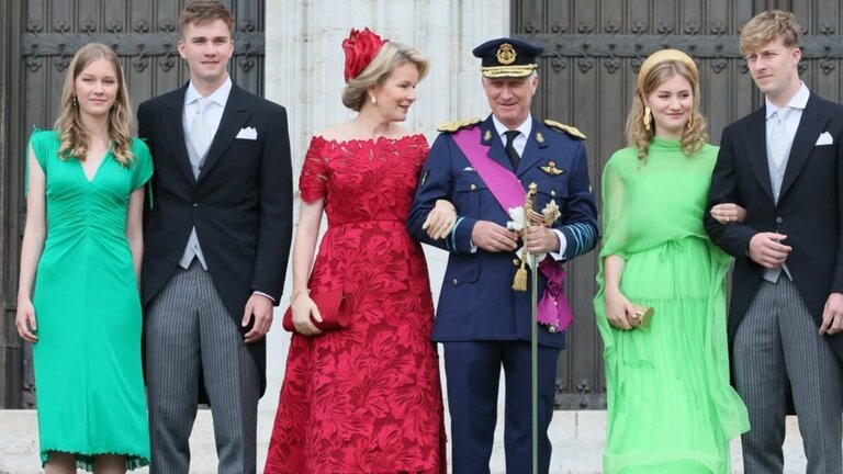 La familia real belga.